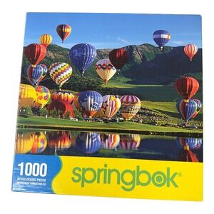 Springbok Puzzle Balloon Bonanza 1000 pieces 2010 Hot Air Balloons